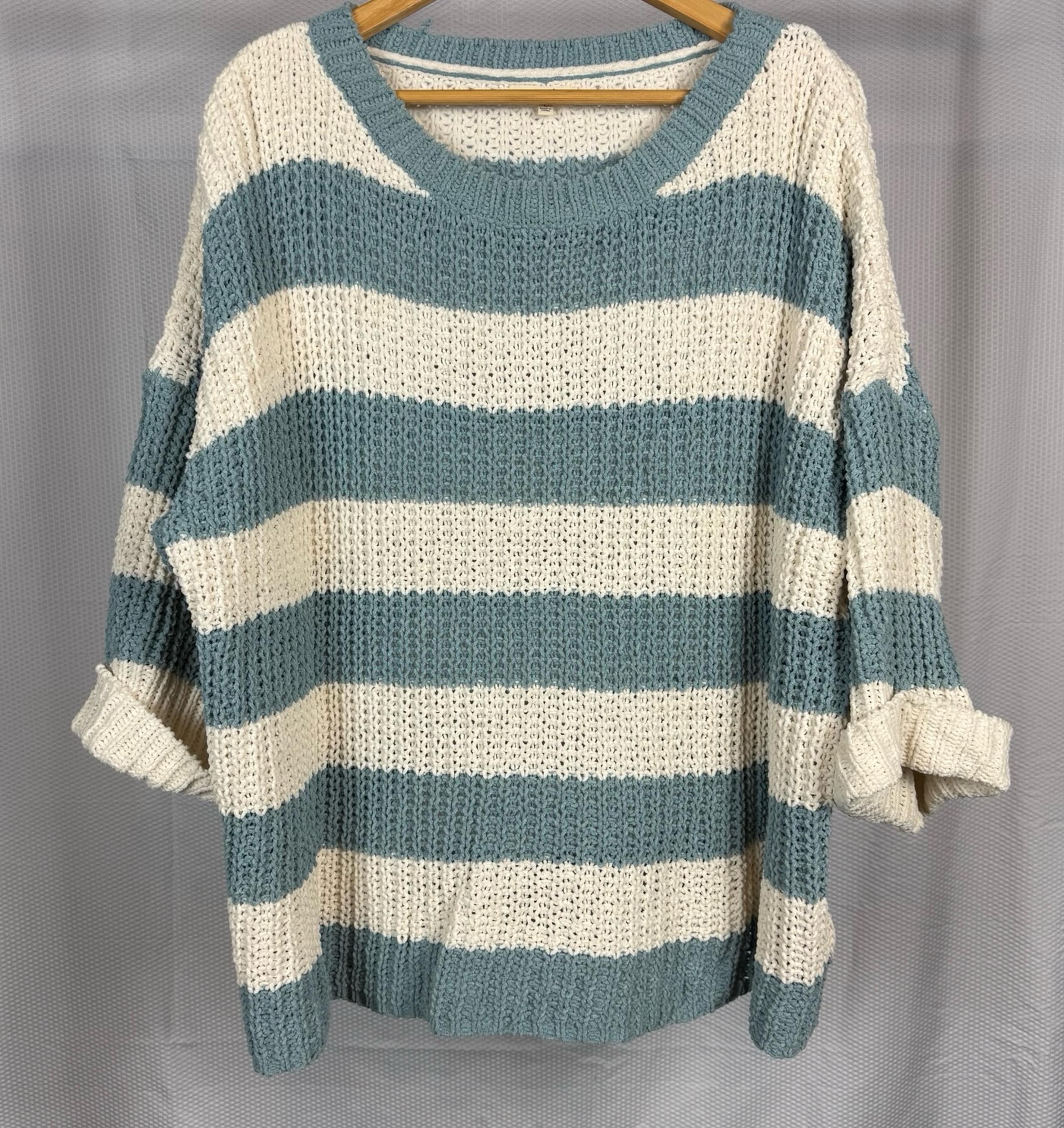 Cable knit chunky sweater
