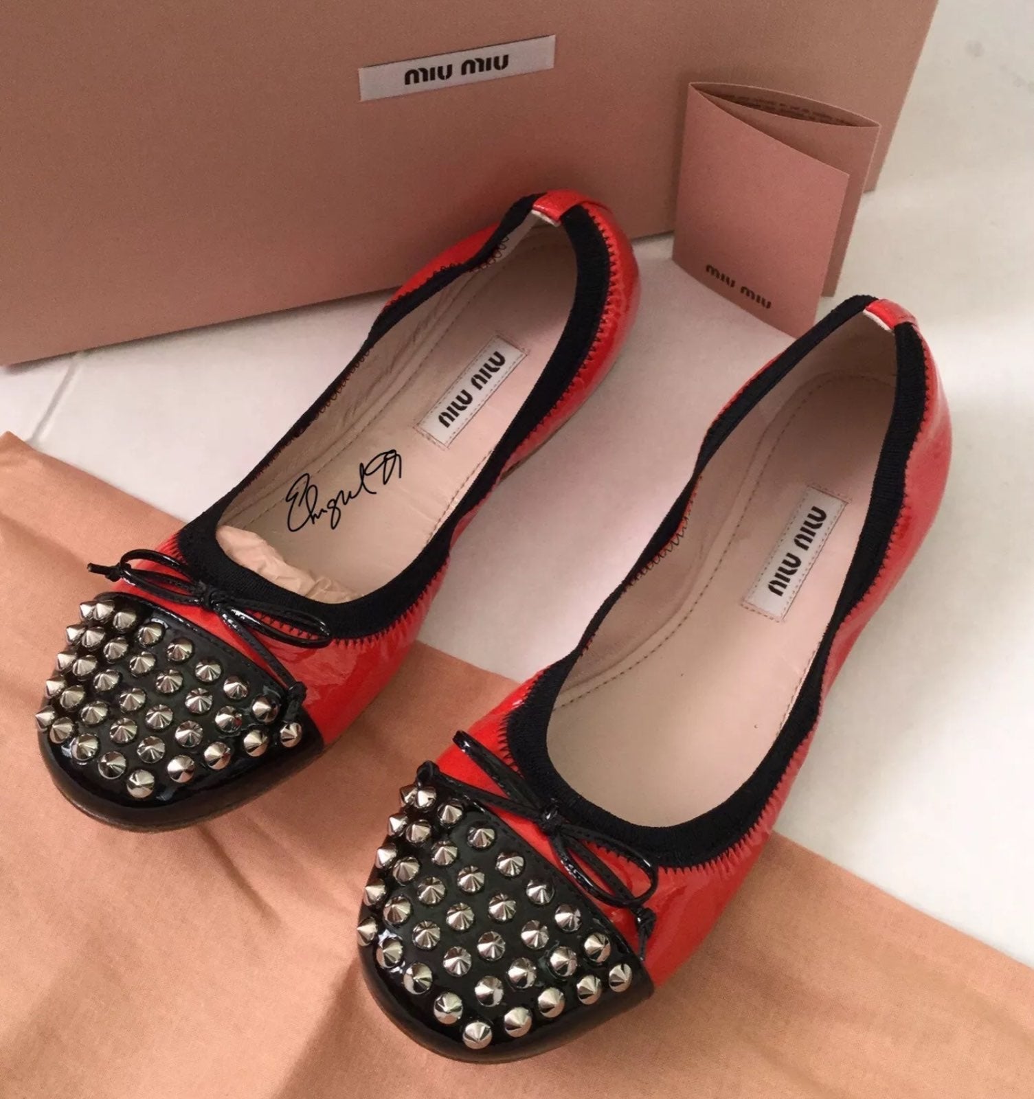 Miu Miu ballerina flats