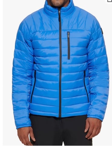 DKNY Men's Lightweight Quilted Puffer Jacket Size Small