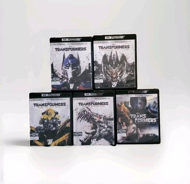 Lot of 5 Transformers Ultra HD Bluray UHD Bluray - 5 Movie Collection (Rare)