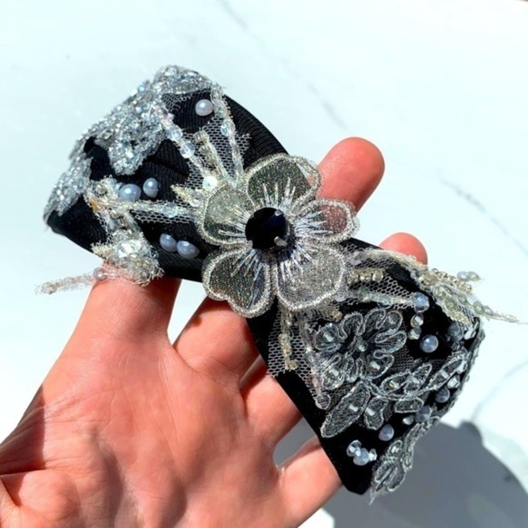 HEADBAND HANDMADE EMBELLISHED WEDDING FORMAL