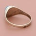 sterling silver vintage turquoise signet ring size 7.75