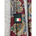 Vintage Robert Talbott Mens Silk Necktie Red Floral Paisley Corpcore Business
