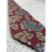 Vintage Robert Talbott Mens Silk Necktie Red Floral Paisley Corpcore Business