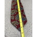 Vintage Robert Talbott Mens Silk Necktie Red Floral Paisley Corpcore Business