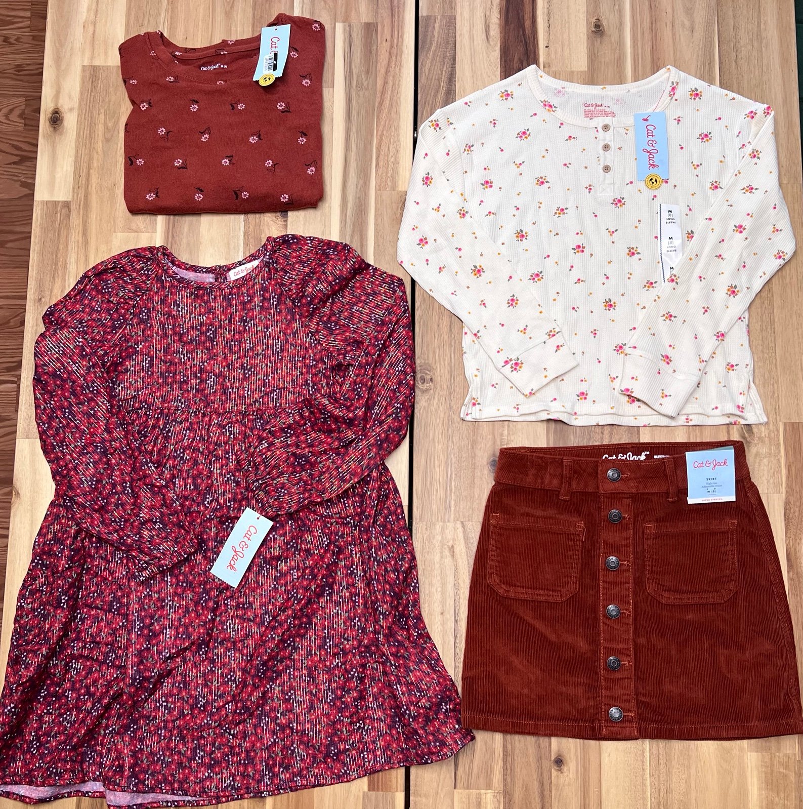 NWT Girls clothes bundle M 8