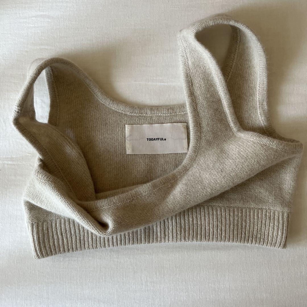 TODAYFUL/トゥデイフル Raccoon Knit Bustier(ラクーンニット