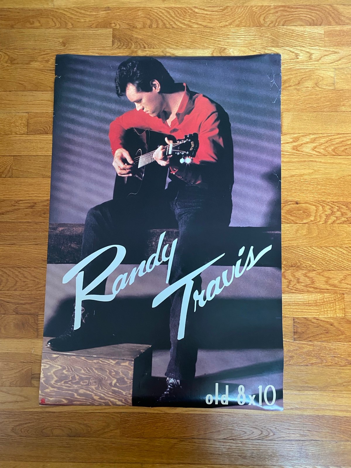 Randy Travis Old 8x10 Rare Original Promo Country Music Poster 23x35 Never Hung