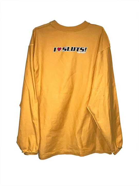 Vetements hug me I love sluts l/s tee (Sz Small)
