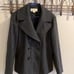 Michael Kors pea coat wool blend gray jacket