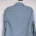 John Varvatos Blue Plaid Button Down Slim Fit Dress Shirt Size 15.5, 34/35