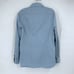 John Varvatos Blue Plaid Button Down Slim Fit Dress Shirt Size 15.5, 34/35