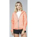 08 Lifestyle Unisex Orange Full Zip Packable Windbreaker Jacket Size S