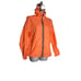 08 Lifestyle Unisex Orange Full Zip Packable Windbreaker Jacket Size S