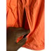 08 Lifestyle Unisex Orange Full Zip Packable Windbreaker Jacket Size S