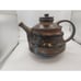 Studio Art Brown Glaze Teapot Signed B. Moore