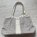 NEW COACH SIGNATURE JACQUARD SHOULDER BAG CHAMBRAY BLUE ALLIGATOR STRIPE F27734