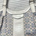 NEW COACH SIGNATURE JACQUARD SHOULDER BAG CHAMBRAY BLUE ALLIGATOR STRIPE F27734