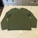 Calvin Klein Men’s Extra Fine Merino Wool Sage Green V-Neck Sweater Size L