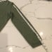 Calvin Klein Men’s Extra Fine Merino Wool Sage Green V-Neck Sweater Size L