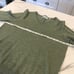 Calvin Klein Men’s Extra Fine Merino Wool Sage Green V-Neck Sweater Size L