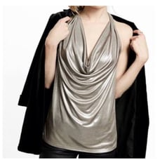 NWT expresss shimmery halter top