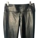 1. STATE Solid Black Faux-Leather High-Rise Ankle Length Women's Leggings Medium