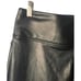 1. STATE Solid Black Faux-Leather High-Rise Ankle Length Women's Leggings Medium