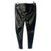 1. STATE Solid Black Faux-Leather High-Rise Ankle Length Women's Leggings Medium