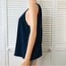 GREYLIN Navy Blue Alana Halter Top Shirt Size Medium
