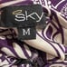 Sky Embellished Halter Top size medium y2k retro