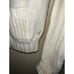 Vintage Y2K American Eagle Cardigan Sweater Womens Medium Cable Knit Fisherman