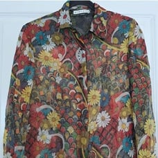 Alice + Olivia multicolor silk Top size xs/s