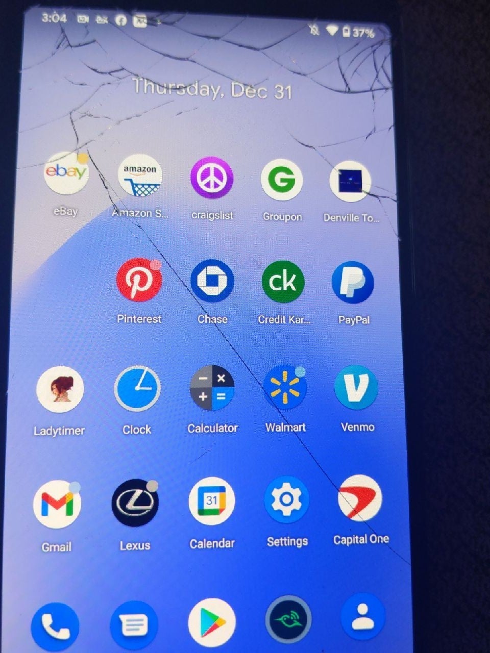 GOOGLE PIXEL 3XL 64 GB WITH CRACKED SCRE