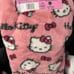 Hello kitty plush throw