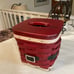 Longaberger Santa tissue box