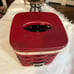 Longaberger Santa tissue box