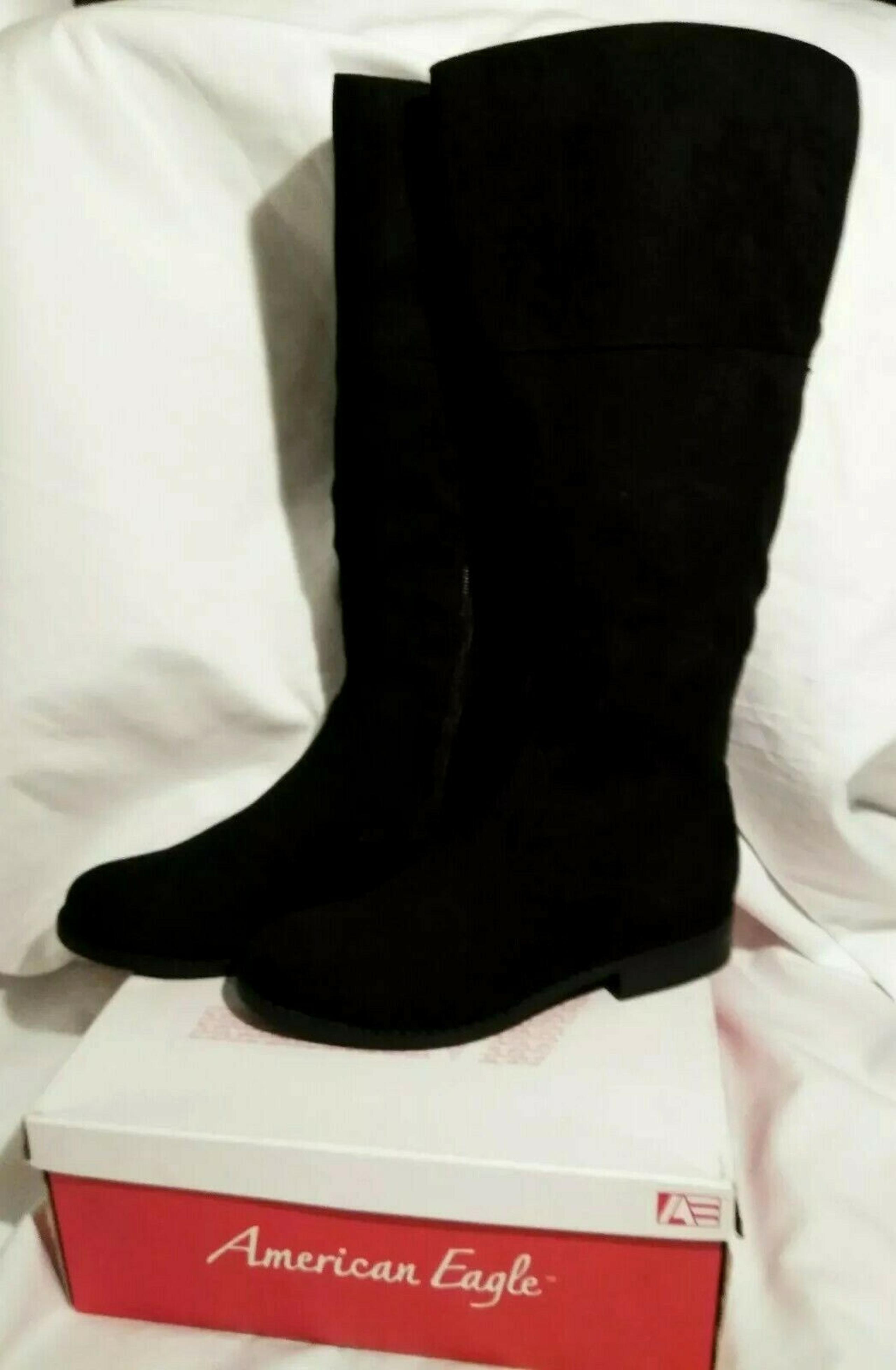 American Eagle Boots Girls Size 4 Color Black NIB