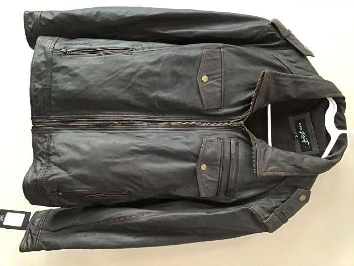 Men’s NWT Black Rivet XL Leather Jacket
