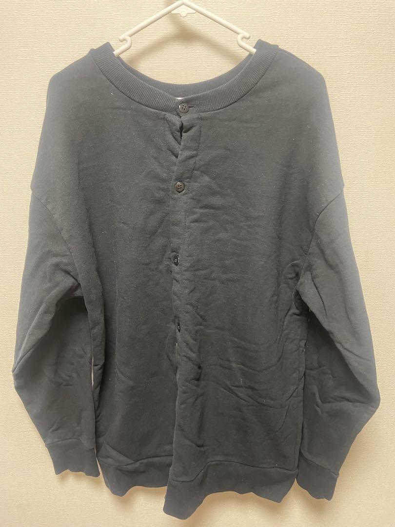 HARE Black Cardigan with Buttons