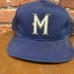 Milwaukee Brewers MKE MLB Major League Baseball vintage NWT snap back cap hat