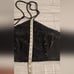 House of Harlow 1960 Black Sequin Halter Top Size Medium