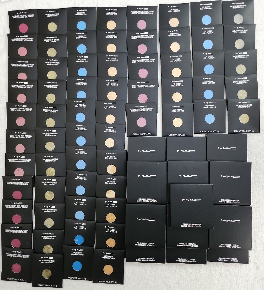 80-pc MAC eye shadow and pro compact