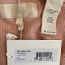 THE GREAT. SLEEP THE CROPPED WAFFLE ROSEDUST SWEATPANTS SIZE 2 ( MEDIUM)