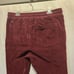 Anthropologie Women's Size L Burgundy Corduroy Jogger Pants Drawstring Closure