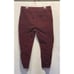 Anthropologie Women's Size L Burgundy Corduroy Jogger Pants Drawstring Closure