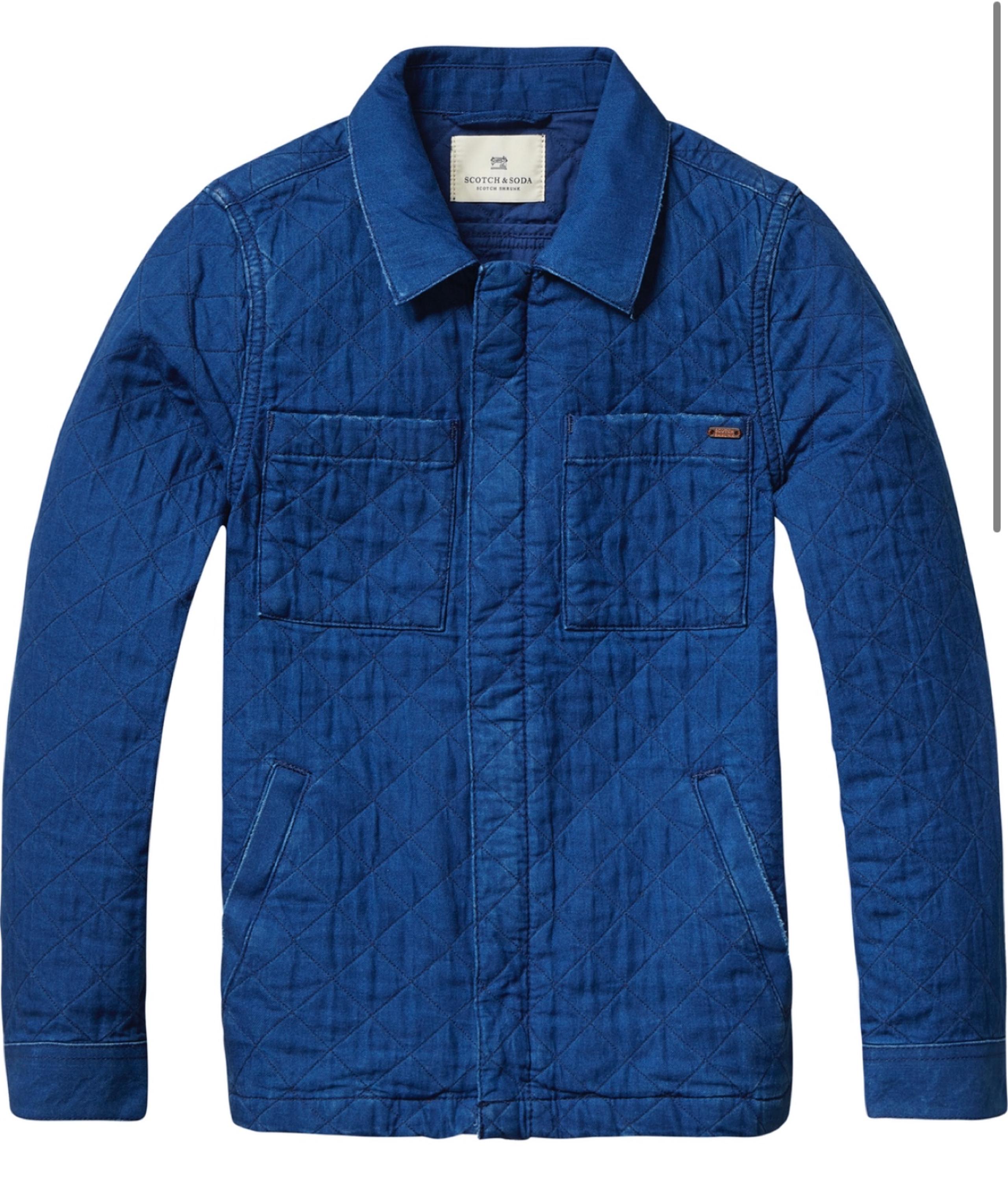Scotch and Soda quilt shirt jacket