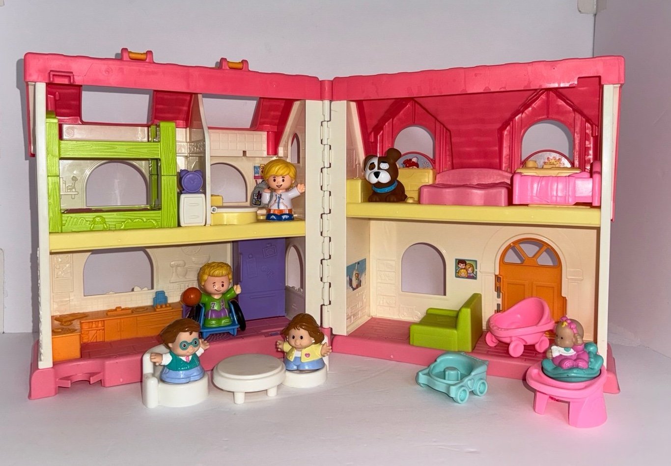 Fisher Price Little People Surprise & Sounds House Interactive Working 2015