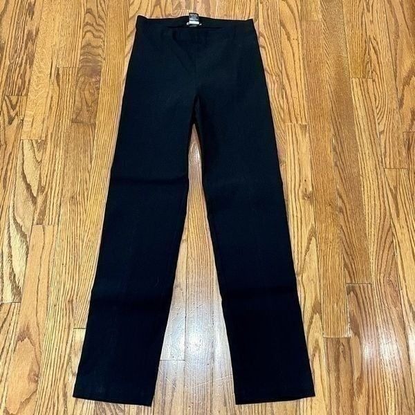 Franne Golde Classic 28 Fit Black Ponte Pants