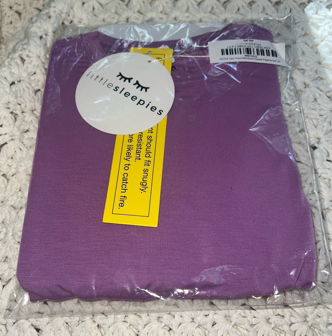 Little Sleepies Orchid Pajama Set